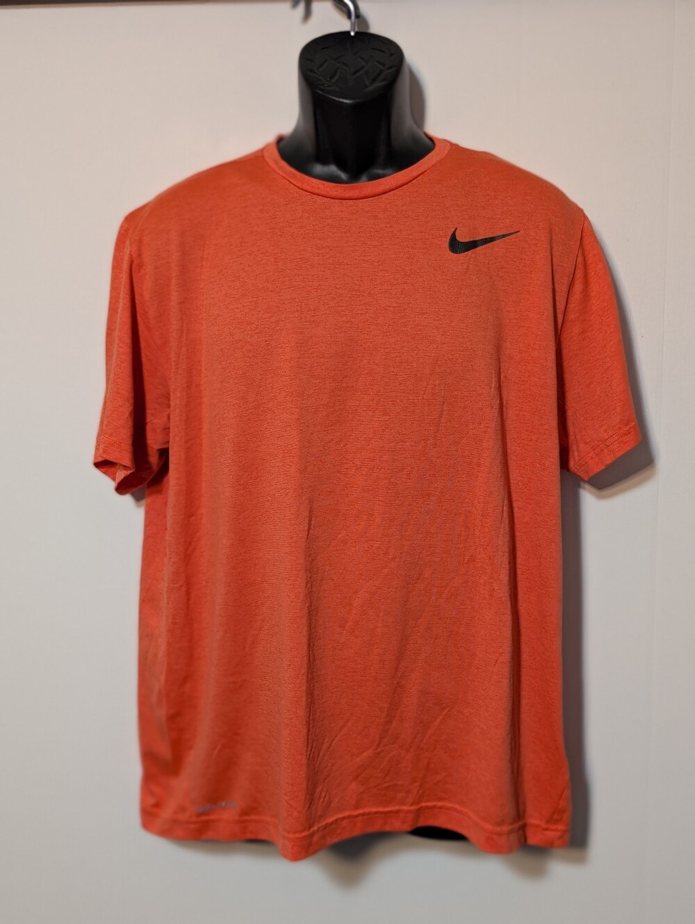 Men's Nike Dri-Fit XL Orange Heathered Short Sleeve Athletic T-Shirt